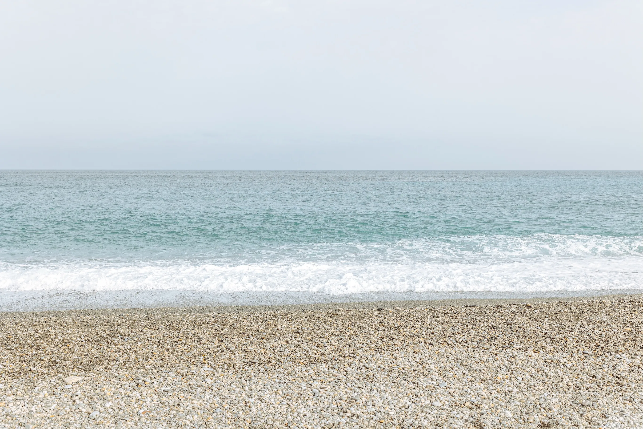 on the beach